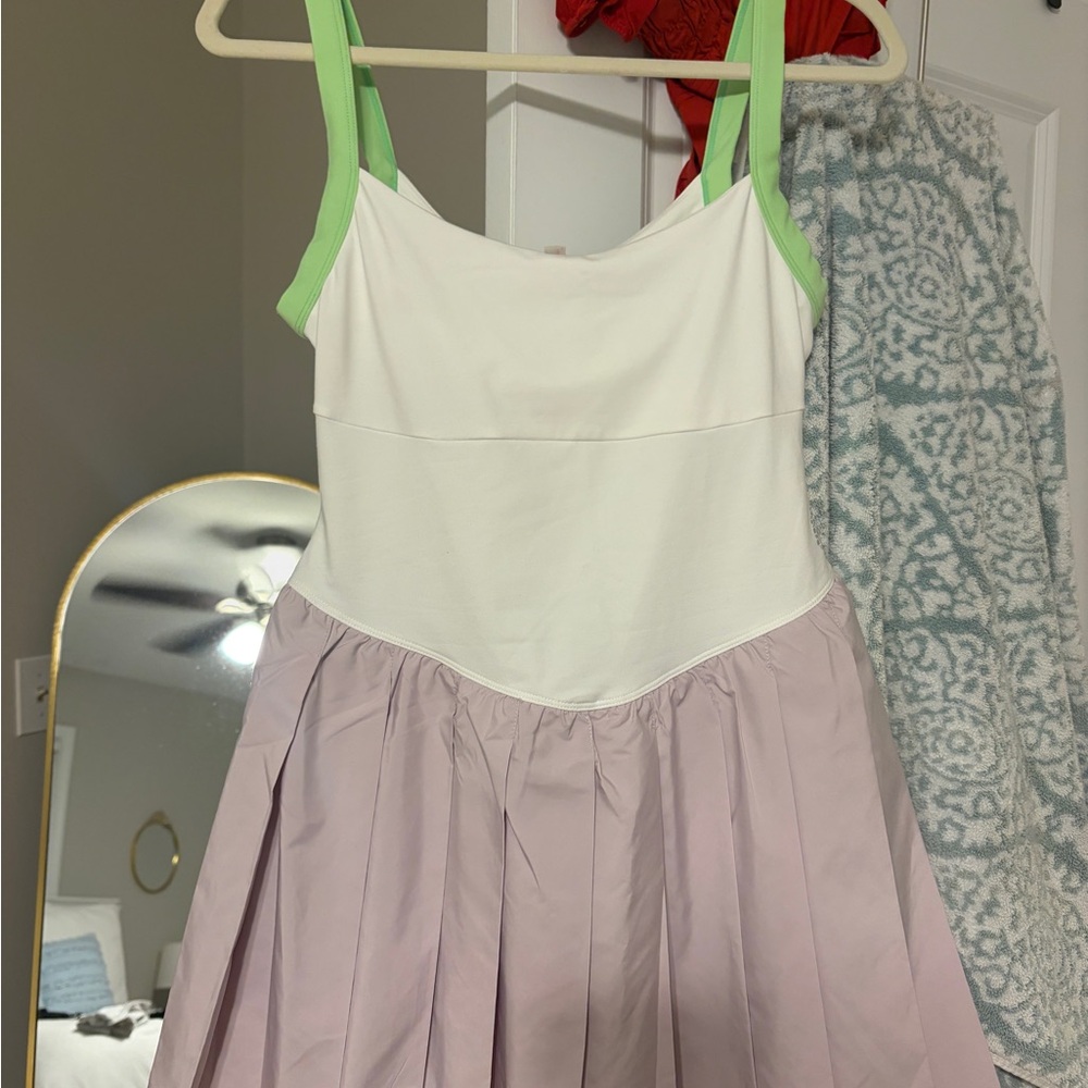 Free People Movement Swing Of Things Colorblock Skortsie - Picture 2 of 4
